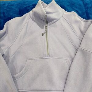 Lululemon Scuba Funnel Neck 1/2 Zip Sweatshirt, Lilac - Size XS/S